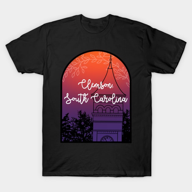 Clemson South Carolina T-Shirt by DRHArtistry